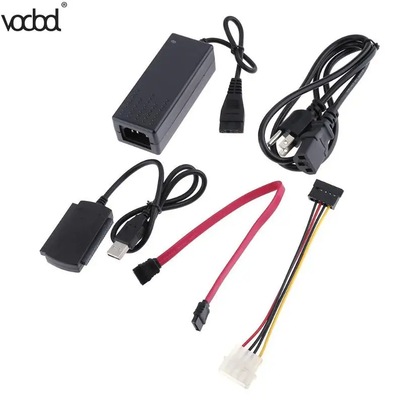 USB To SATA IDE Serial Parallel Port Cable for 2.5/3.0 inch Hard Disk With Power Adapter High Speed 480Mbps
USB To SATA IDE Serial Parallel Port Cable for 2.5/3.0 inch Hard Disk With Power Adapter High Speed 480Mbps