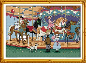 Joy Sunday Swing DMC Counted Chinese cross stitch pattern kits handcraft make embroidery with chart
Joy Sunday Swing DMC Counted Chinese cross stitch pattern kits handcraft make embroidery with chart