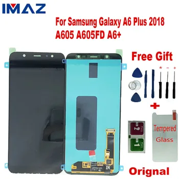 IMAZ Orignal AMOLED 6.0" LCD For Samsung Galaxy A6 Plus 2018 A605 A605F LCD Display Touch Screen Digitizer Assembly For A6+ LCD
IMAZ Orignal AMOLED 6.0" LCD For Samsung Galaxy A6 Plus 2018 A605 A605F LCD Display Touch Screen Digitizer Assembly For A6+ LCD