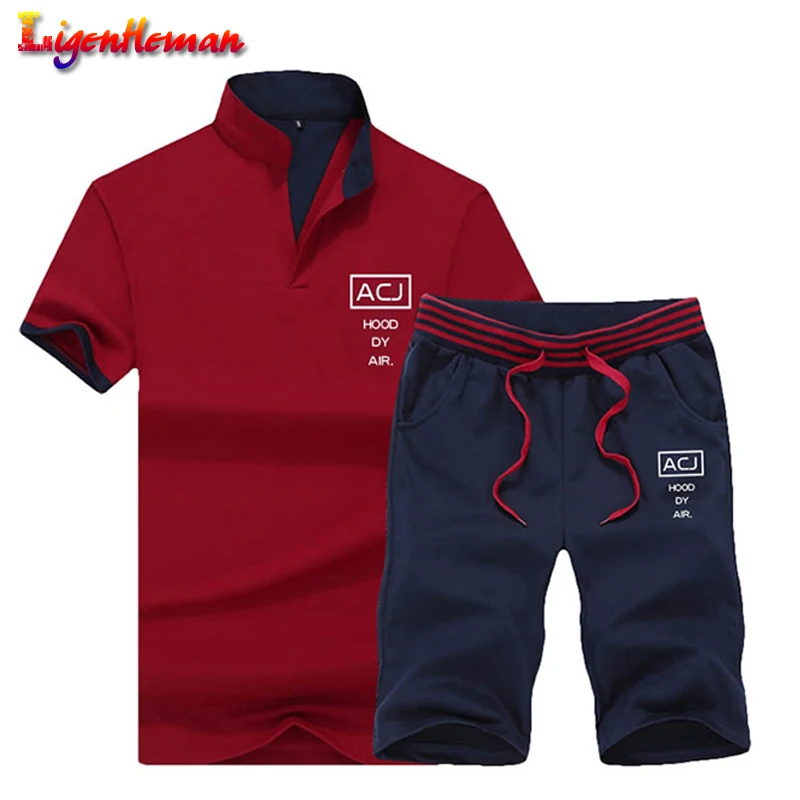 Summer Men Sportsuits Set 2019 Mens Stand Collar Fashion 2 Pieces T-shirt Shorts Tracksuit Brand Fitness Suits 2PC Top Short Set
Summer Men Sportsuits Set 2019 Mens Stand Collar Fashion 2 Pieces T-shirt Shorts Tracksuit Brand Fitness Suits 2PC Top Short Set