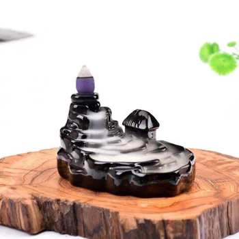 Ceramic Buddha Backflow Incense Burner Terraced Field Mountain Tower Incense Burner Great Wall Censer Creative Home Decor
Ceramic Buddha Backflow Incense Burner Terraced Field Mountain Tower Incense Burner Great Wall Censer Creative Home Decor