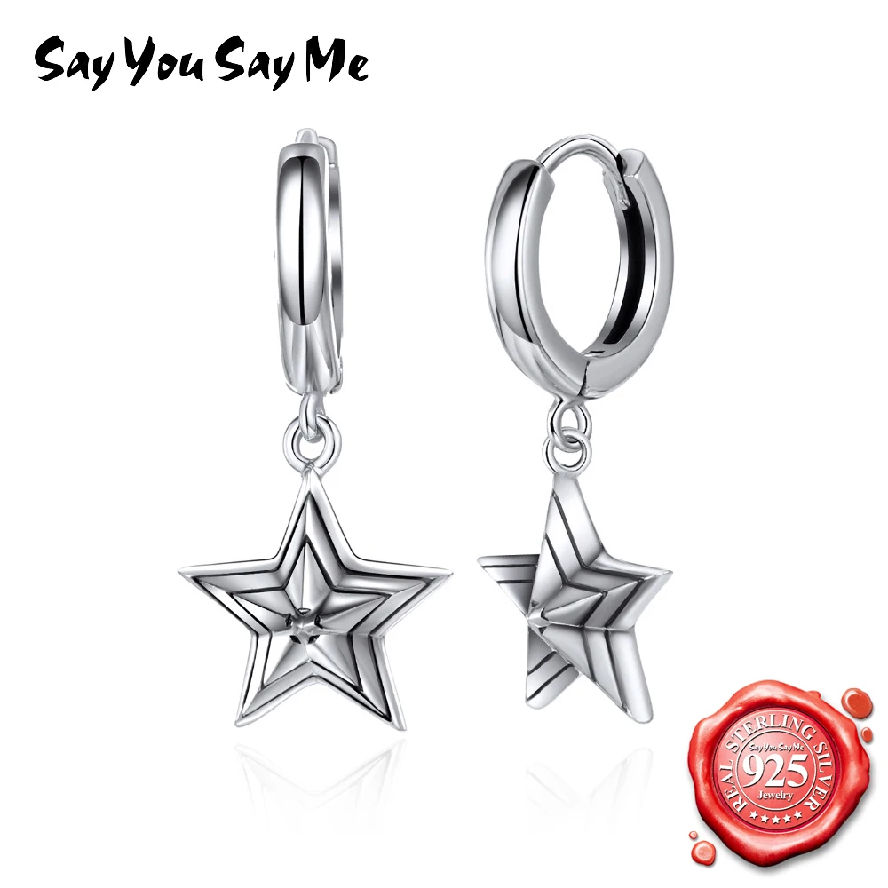 Say You Say Me New Arrival 2018 Earrings Trendy 925 Silver Star Drop Earrings Gift For Women Accessories Brincos
Say You Say Me New Arrival 2018 Earrings Trendy 925 Silver Star Drop Earrings Gift For Women Accessories Brincos