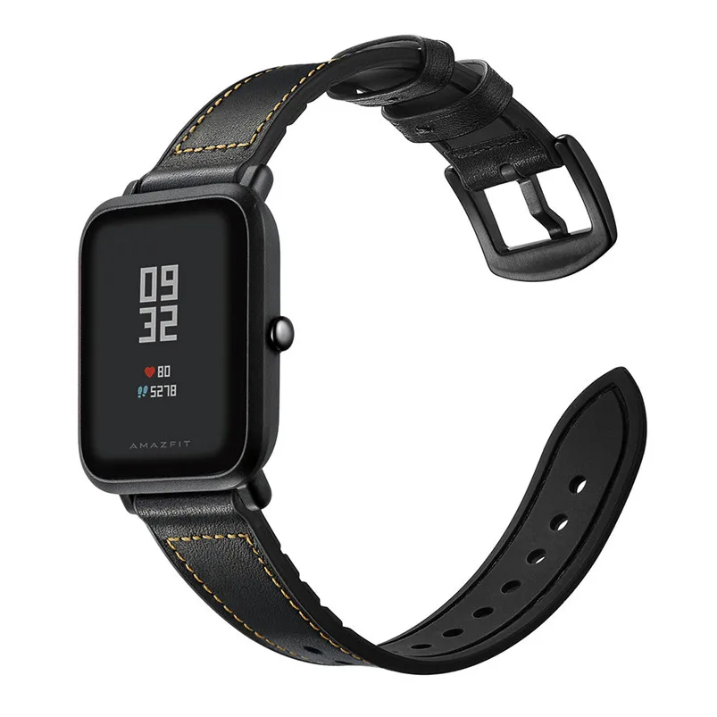 Watch Band Replacement Genuine Leather WatchBand Wrist Straps Bracelet for Huami Amazfit Bip Youth watch 20mm 30NT30
Watch Band Replacement Genuine Leather WatchBand Wrist Straps Bracelet for Huami Amazfit Bip Youth watch 20mm 30NT30