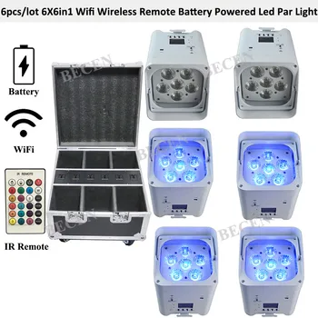 6pcs/flycase IRC Remote Control/no remote Wifi APP Rechargable Stage Light 6*15W 6in1 RGBAW UV Battery Operated LED Par Light
6pcs/flycase IRC Remote Control/no remote Wifi APP Rechargable Stage Light 6*15W 6in1 RGBAW UV Battery Operated LED Par Light