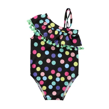 2018 New Baby Girl Off Shoulder Tassel One Piece Bodysuit Swimwear Swimsuit Polka Dot Rainbow Girl Swimming Costume Bathing 2-7T
2018 New Baby Girl Off Shoulder Tassel One Piece Bodysuit Swimwear Swimsuit Polka Dot Rainbow Girl Swimming Costume Bathing 2-7T
