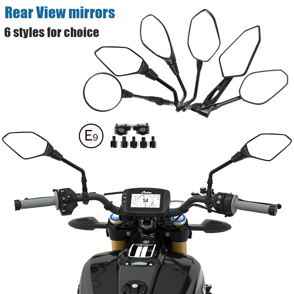 2019 New Arrival ! Motorcycle Mirrors Rear View Rearview Mirror 10mm 8mm Motorcycle Universal 7/8" 22mm handlebar Accessories
2019 New Arrival ! Motorcycle Mirrors Rear View Rearview Mirror 10mm 8mm Motorcycle Universal 7/8" 22mm handlebar Accessories