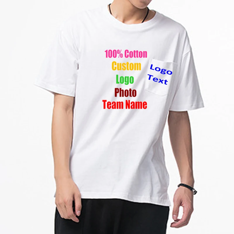 Oversized Loose Hip Hop Men Male Custom Logo photo Text Printed T-shirt Team Rock Punk Cool Man DIY T shirt Solid Pocket Top Tee
Oversized Loose Hip Hop Men Male Custom Logo photo Text Printed T-shirt Team Rock Punk Cool Man DIY T shirt Solid Pocket Top Tee