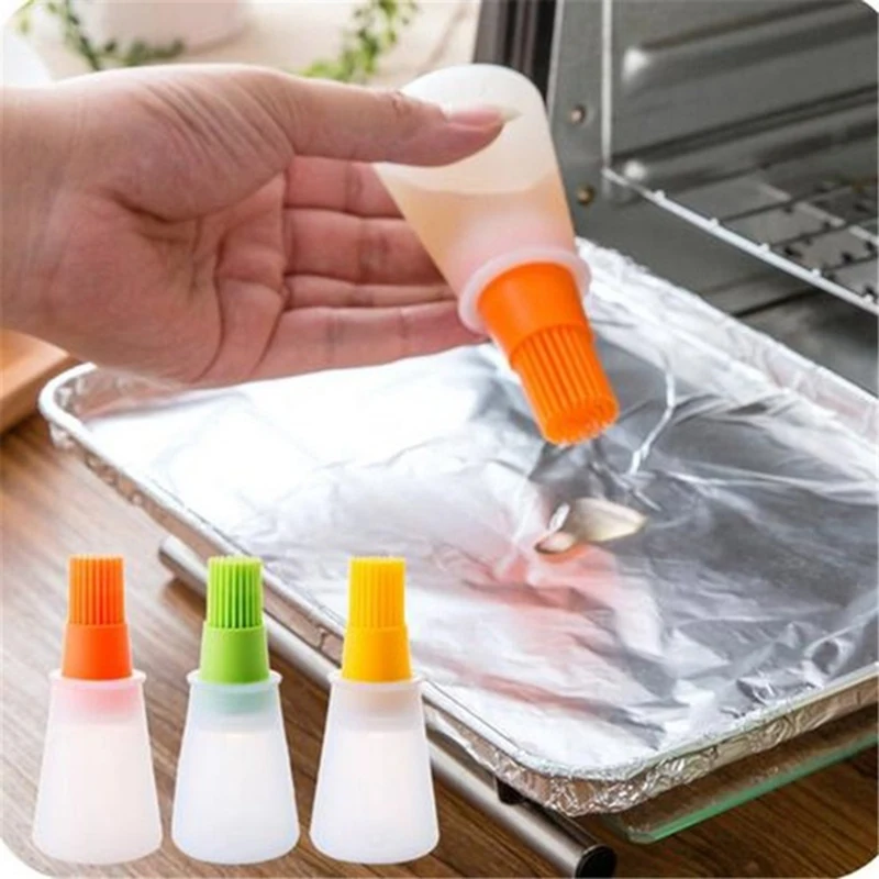 High Quality Portable Flapjack Barbecue Oil Brushes Silicone Baking Kitchen Oil Brush High Temperature 2017
High Quality Portable Flapjack Barbecue Oil Brushes Silicone Baking Kitchen Oil Brush High Temperature 2017