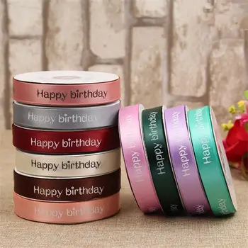 New Width 2cm polyester Ribbon cake shop baking printed ribbons floral happy birthday packaging gift diy tie handmade material
New Width 2cm polyester Ribbon cake shop baking printed ribbons floral happy birthday packaging gift diy tie handmade material