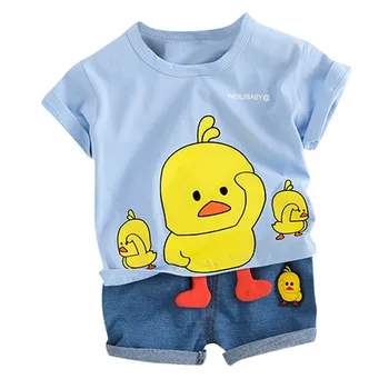 Kids Boys Outfits Set Cartoon Duck Tops Short Pants Casual Children Clothes 2019 Newborn Baby Sets vetement enfant garcon
Kids Boys Outfits Set Cartoon Duck Tops Short Pants Casual Children Clothes 2019 Newborn Baby Sets vetement enfant garcon