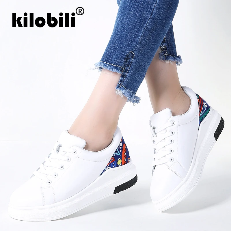 kilobili 2019 Spring women platform white sneakers shoes genuine leather lace up flats shoes women thick heel creepers shoes
kilobili 2019 Spring women platform white sneakers shoes genuine leather lace up flats shoes women thick heel creepers shoes