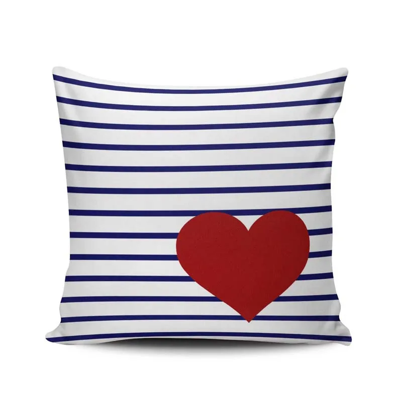Throw Pillow Covers Case Navy Blue White Stripes Red Heart Decorative Pillowcase Cushion Cover
Throw Pillow Covers Case Navy Blue White Stripes Red Heart Decorative Pillowcase Cushion Cover