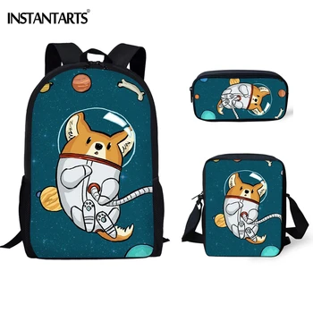 INSTANTARTS Student Bags Large Backpack for Boy Girl Cartoon Space Dog Prints Custom Brand Design Kid Rucksack To School Mochila
INSTANTARTS Student Bags Large Backpack for Boy Girl Cartoon Space Dog Prints Custom Brand Design Kid Rucksack To School Mochila