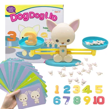 Children Dog Balance Digital Game Math Toy include 30 pcs Cards Kids Counting and Addition Early Educational Toy
Children Dog Balance Digital Game Math Toy include 30 pcs Cards Kids Counting and Addition Early Educational Toy