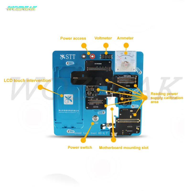DHL Original Mi Jing STT Fast Speed Test Fixture and Testing Jig for iphone 6s 4.7" Motherboard Testing Quick Refurbished
DHL Original Mi Jing STT Fast Speed Test Fixture and Testing Jig for iphone 6s 4.7" Motherboard Testing Quick Refurbished