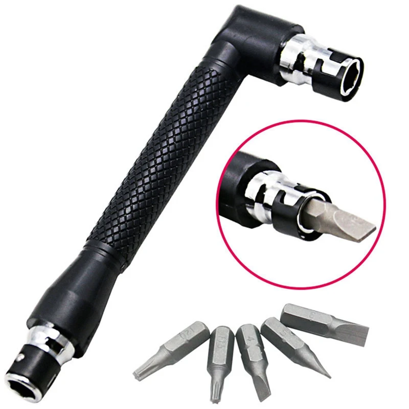 L-Shape Screwdriver Bit Two Way 1/4 Inch Hex Socket Torque Wrench Universal Double Head Hand Tool Ratchet Wrench Tools Driver
L-Shape Screwdriver Bit Two Way 1/4 Inch Hex Socket Torque Wrench Universal Double Head Hand Tool Ratchet Wrench Tools Driver