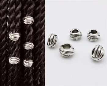 5pcs-20pcs Antique Silver hair braid dread dreadlock beads clips cuffs rings approx 5.8mm inner hole Accessories
5pcs-20pcs Antique Silver hair braid dread dreadlock beads clips cuffs rings approx 5.8mm inner hole Accessories