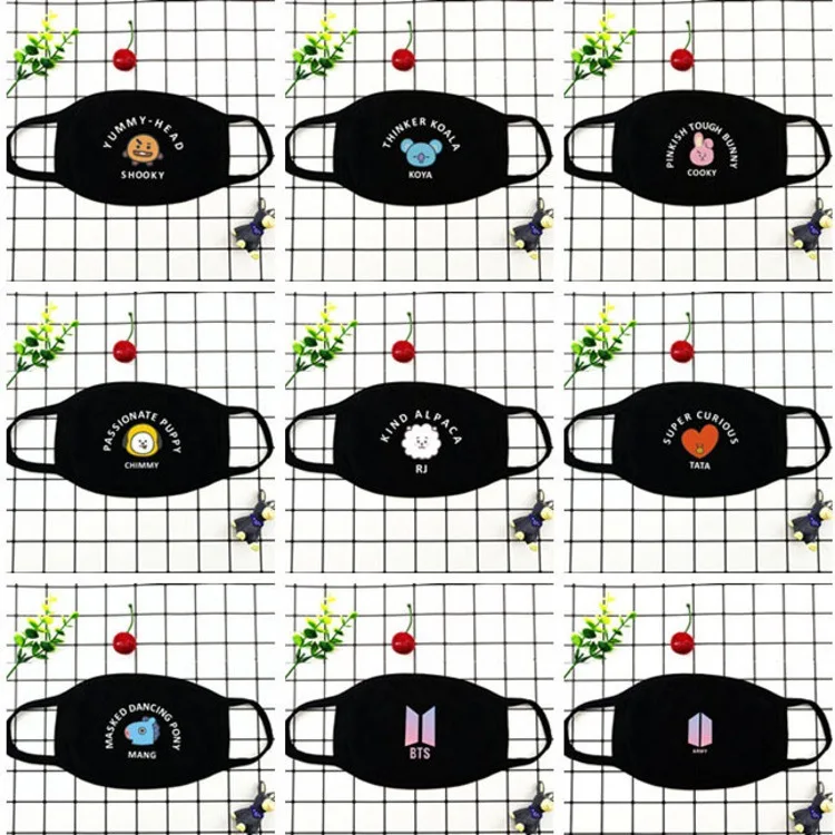 New Kpop Bangtan Boys The Same Dust-Proof Warm Mask CHIMMY COOKY KOYA TATA KOYA MANG RJ Fans Face Mask
New Kpop Bangtan Boys The Same Dust-Proof Warm Mask CHIMMY COOKY KOYA TATA KOYA MANG RJ Fans Face Mask