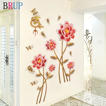 145*115cm Red Flower Wall Stickers Large Home Decor for Living Room Bedroom Beautiful Wall Decal Vinyl DIY Mural Room Decoration
145*115cm Red Flower Wall Stickers Large Home Decor for Living Room Bedroom Beautiful Wall Decal Vinyl DIY Mural Room Decoration