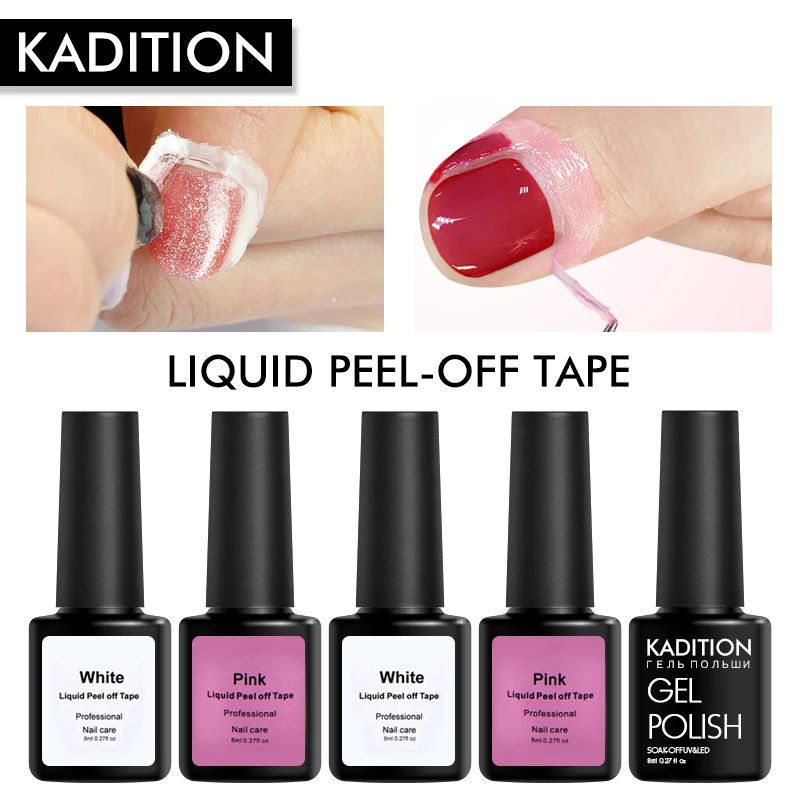 KADITION Liquid 8ml Skin Care Latex Protection Nail Gel Polish Tape Manicure Nail Tool Easy Cleaning Peel Glue Art Gel Varnishes
KADITION Liquid 8ml Skin Care Latex Protection Nail Gel Polish Tape Manicure Nail Tool Easy Cleaning Peel Glue Art Gel Varnishes