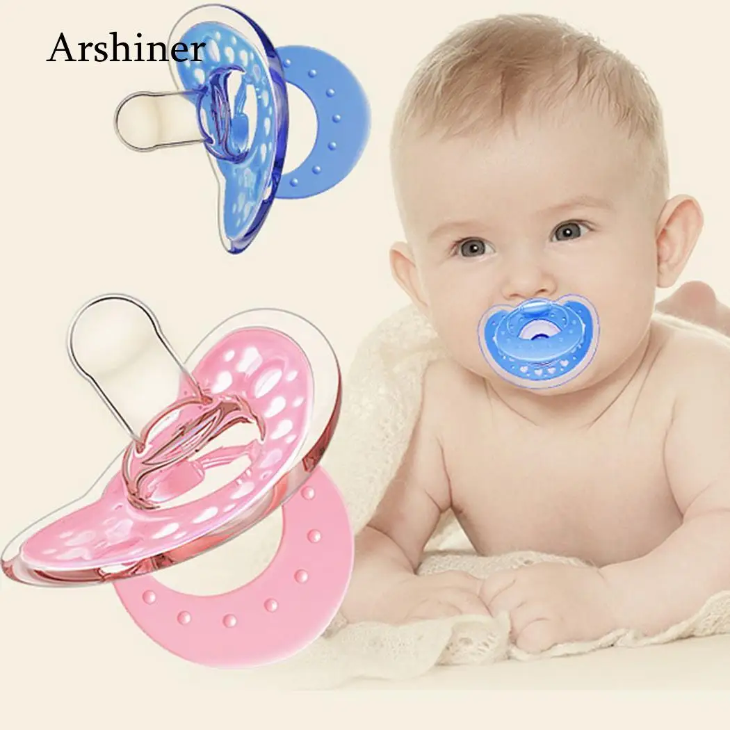 1PC Baby Pacifier Dummy Nipple Baby Products Silicone Pacifier Dummy Teat Infant Essential Soft Appease Transparent Pacifiers
1PC Baby Pacifier Dummy Nipple Baby Products Silicone Pacifier Dummy Teat Infant Essential Soft Appease Transparent Pacifiers