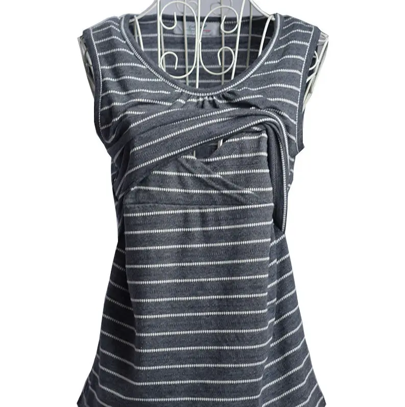 Fashion Maternity stripe T shirt pregnancy Tops Clothes Breastfeeding blend cotton shirt Nursing Tanks for pregnant women Tees
Fashion Maternity stripe T shirt pregnancy Tops Clothes Breastfeeding blend cotton shirt Nursing Tanks for pregnant women Tees
