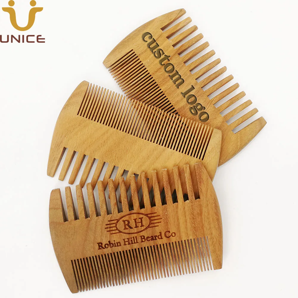 50 pcs/lot Natural Green Sandalwood Comb Double Sided Beard Comb Customized LOGO Head / Facial Hair Comb Dual Sides Wooden Comb
50 pcs/lot Natural Green Sandalwood Comb Double Sided Beard Comb Customized LOGO Head / Facial Hair Comb Dual Sides Wooden Comb