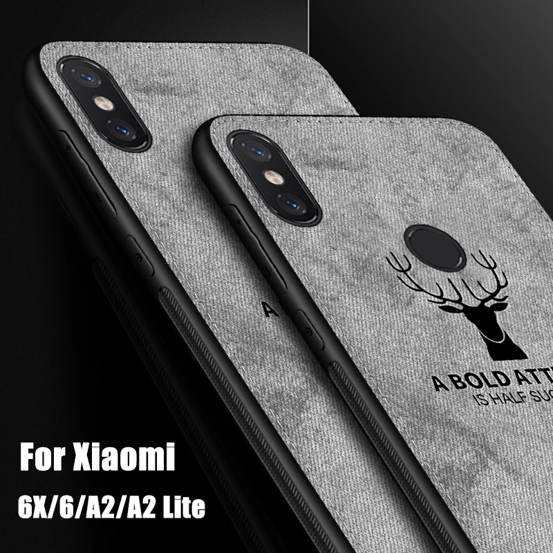 Fabric Phone Case for Xiaomi A2 Shell High Quality Back Cover for Xiaomi Mi A2 6 6X Mi6 Mi6X Mia2 Clothing Deer Patterned Coque
Fabric Phone Case for Xiaomi A2 Shell High Quality Back Cover for Xiaomi Mi A2 6 6X Mi6 Mi6X Mia2 Clothing Deer Patterned Coque