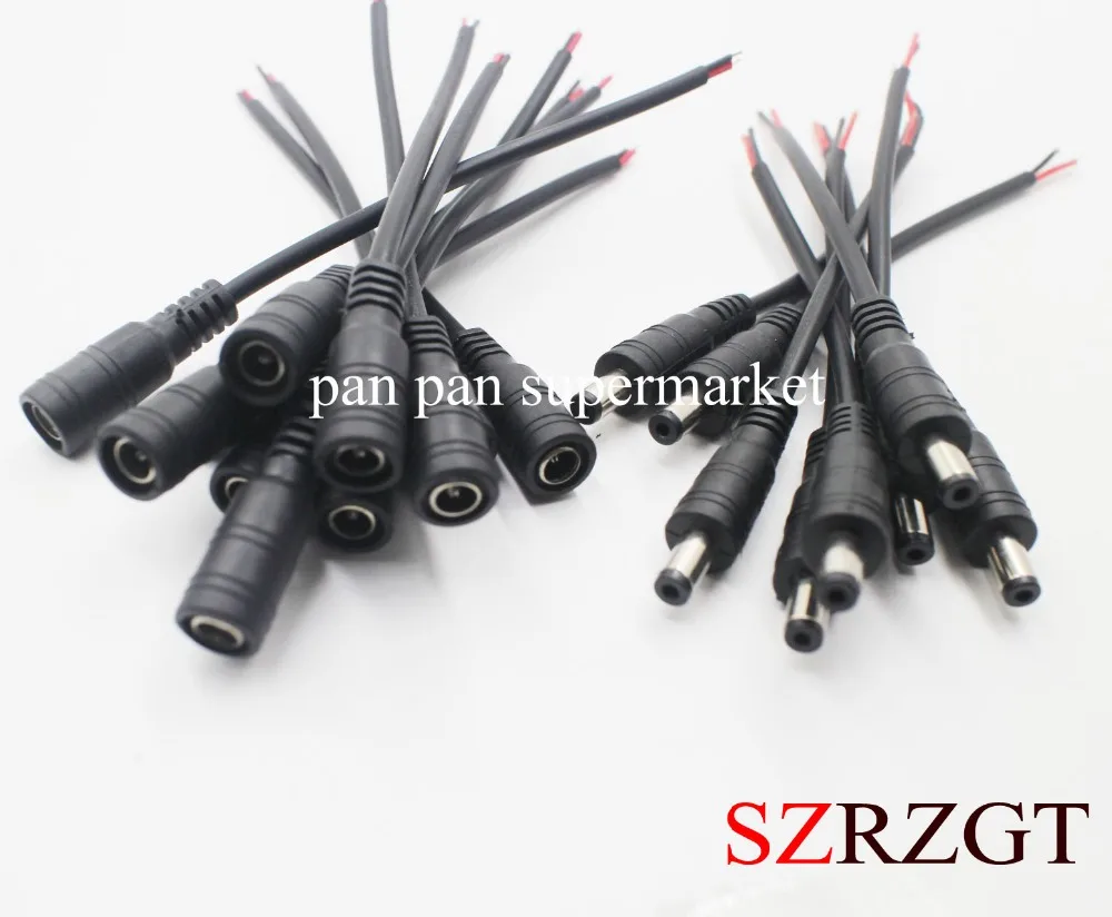 DC 5.5x2.1 male female Connector Plug Cable Wire For CCTV Camera and 3528 5050 LED Strip Light
DC 5.5x2.1 male female Connector Plug Cable Wire For CCTV Camera and 3528 5050 LED Strip Light