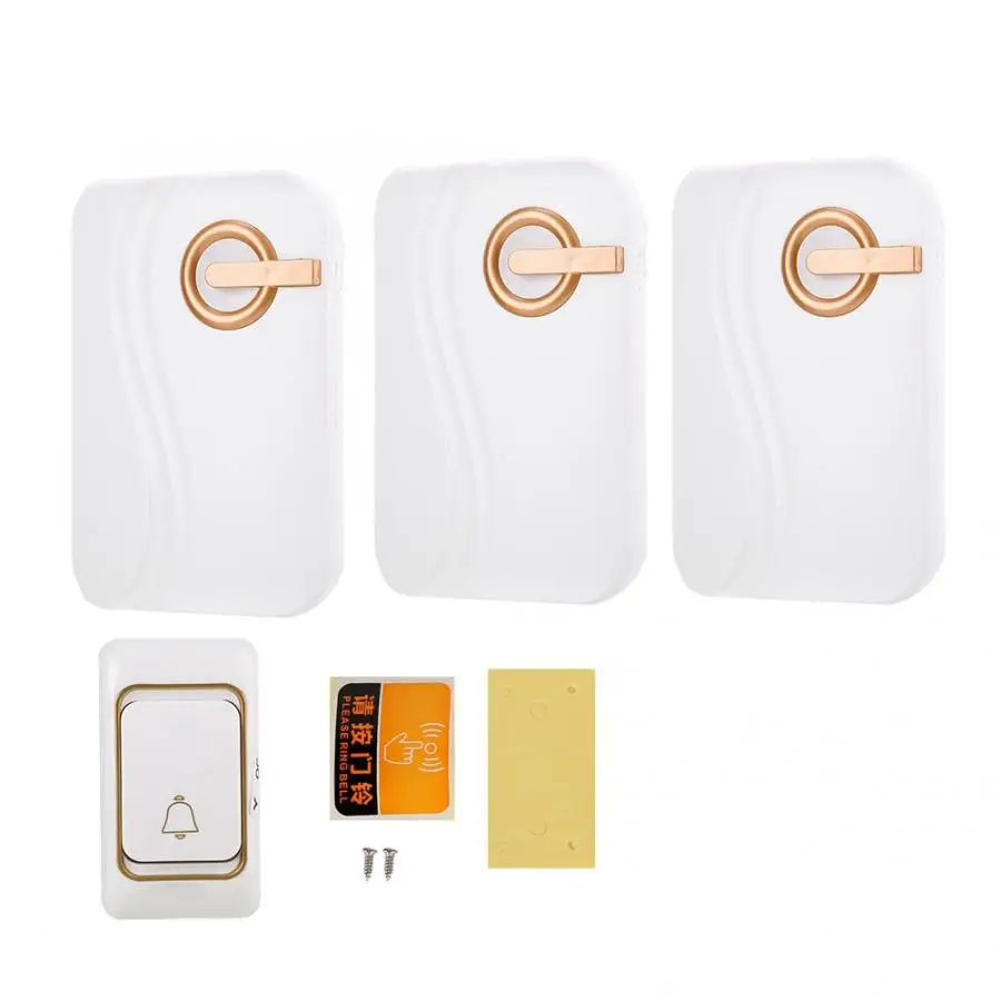 K03-DC 36 Chime Home Entry Security Doorbell Waterproof 200M Remote4 Chime Modes smart Door Bell battery 1 button 1 2 3 receiver
K03-DC 36 Chime Home Entry Security Doorbell Waterproof 200M Remote4 Chime Modes smart Door Bell battery 1 button 1 2 3 receiver