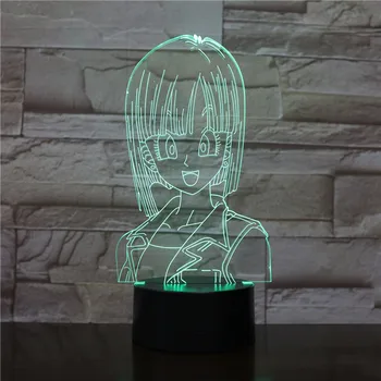 USB 3D LED Night Light Dragon Ball z Bulma Figure Children Kids Gift Cartoon Toys Baby Nightlight Bulma Table Lamp Bedroom Neon
USB 3D LED Night Light Dragon Ball z Bulma Figure Children Kids Gift Cartoon Toys Baby Nightlight Bulma Table Lamp Bedroom Neon