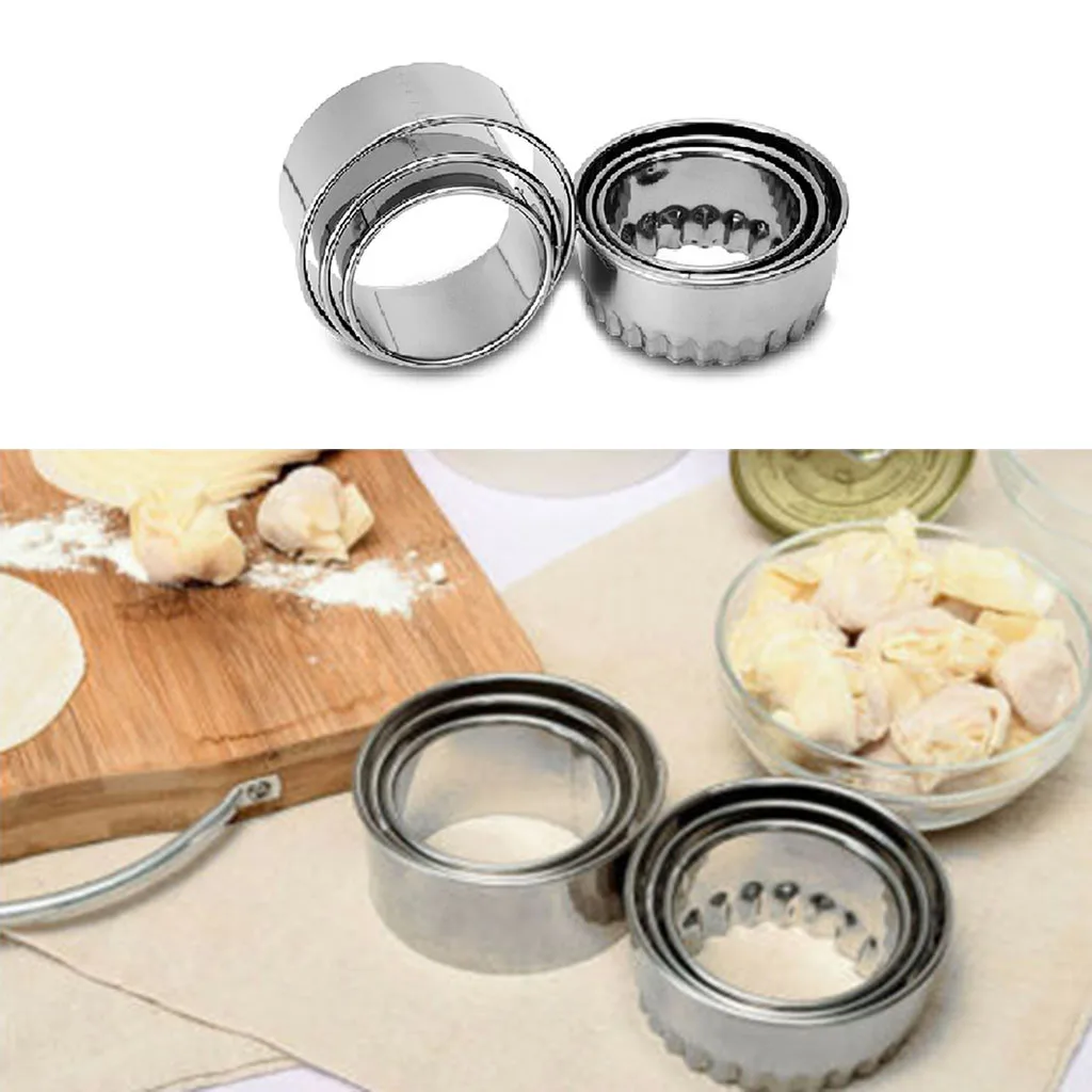 Stainless Steel Dough Press Maker Dumpling Pie Ravioli Making Mold Mould for Home Kitchen Dough Circle Roller Machine #WS
Stainless Steel Dough Press Maker Dumpling Pie Ravioli Making Mold Mould for Home Kitchen Dough Circle Roller Machine #WS