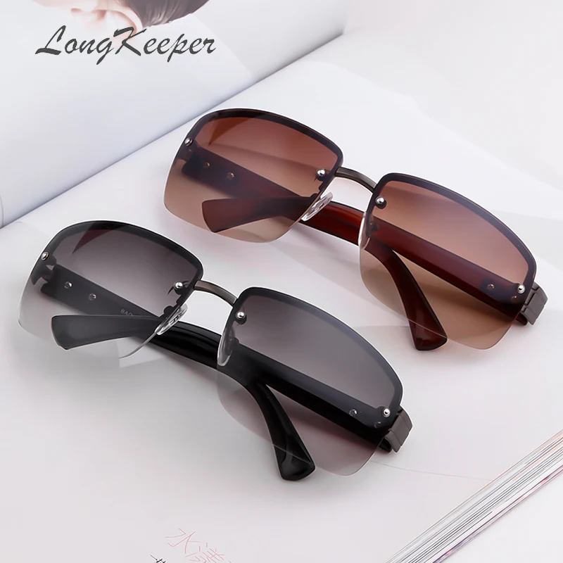 2019 Gradient Rimless Sunglasses for Men Retro Half Metal Frame Eyewear New Fashion Goggles Female Summer Travel Essential UV400
2019 Gradient Rimless Sunglasses for Men Retro Half Metal Frame Eyewear New Fashion Goggles Female Summer Travel Essential UV400