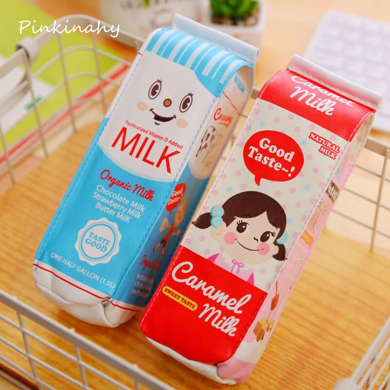 Cute Kawaii PU Pencil Case Creative Milk Pencil Bag For Kids Gift Novelty Item School Materials Free Shipping
Cute Kawaii PU Pencil Case Creative Milk Pencil Bag For Kids Gift Novelty Item School Materials Free Shipping