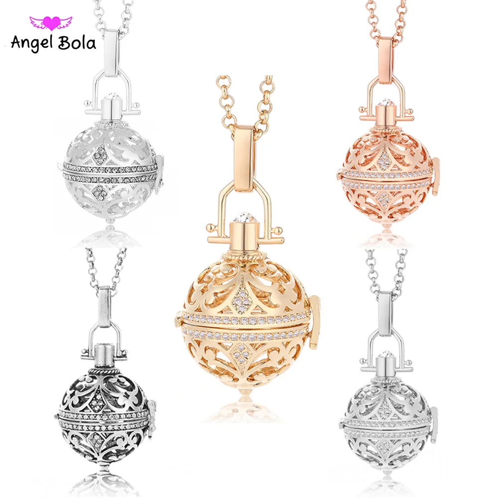 Pryme Angel Wings Interchangeable Oil Cage Necklace 22.5mm DIY Angel Ball Pendants Music Chain Necklaces Jewelry for Women NL048
Pryme Angel Wings Interchangeable Oil Cage Necklace 22.5mm DIY Angel Ball Pendants Music Chain Necklaces Jewelry for Women NL048