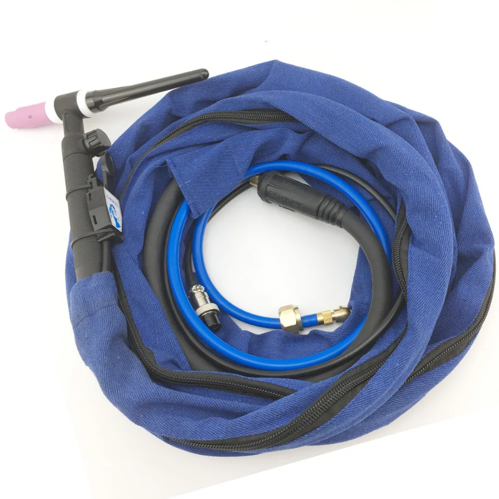 Gas/Power Seperated TIG Torch WP-17V Air Cooled Welding Gun 4M Burner Hose Cable Plug Dinse 16-25 DKJ Jeans Hood Valve Control
Gas/Power Seperated TIG Torch WP-17V Air Cooled Welding Gun 4M Burner Hose Cable Plug Dinse 16-25 DKJ Jeans Hood Valve Control