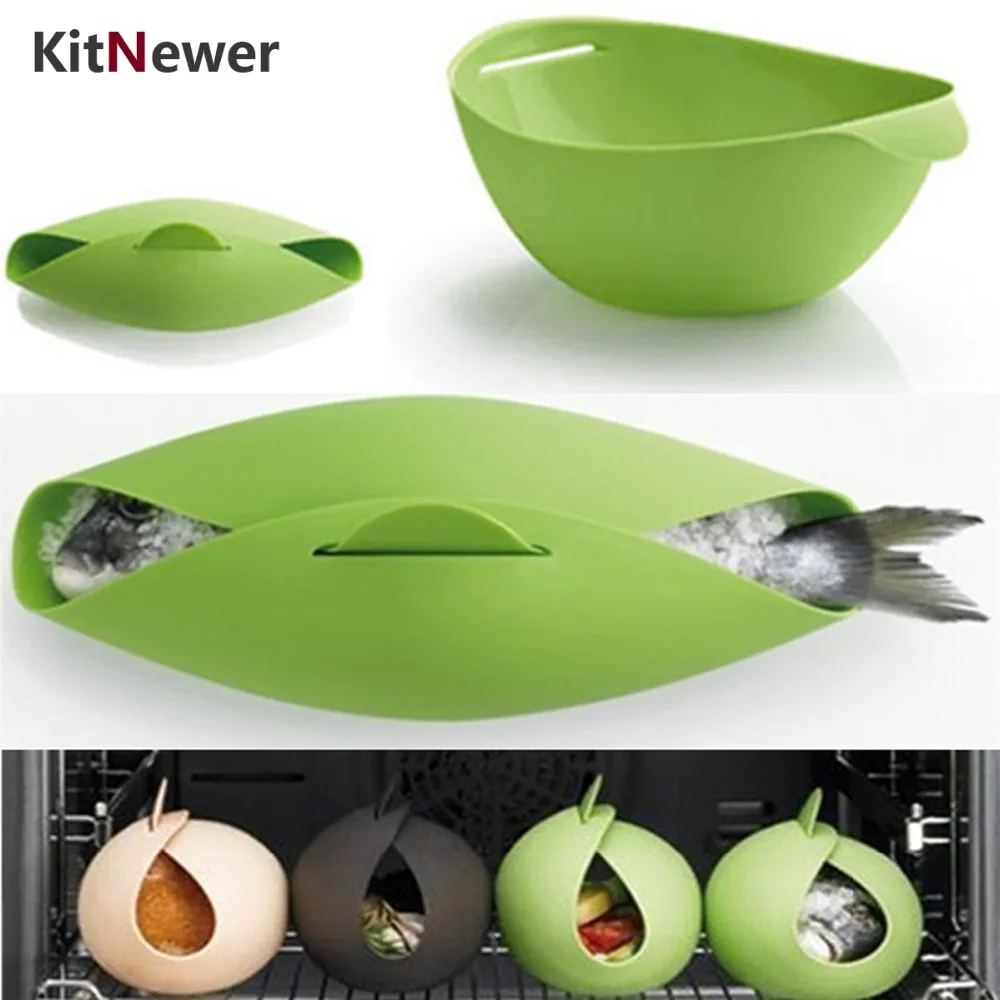 KITNEWER Big size Fish Kettle Steamer oven Poacher Cooker Kitchen Cooking Tools Food Vegetable Bowl Basket microwave Steamer
KITNEWER Big size Fish Kettle Steamer oven Poacher Cooker Kitchen Cooking Tools Food Vegetable Bowl Basket microwave Steamer