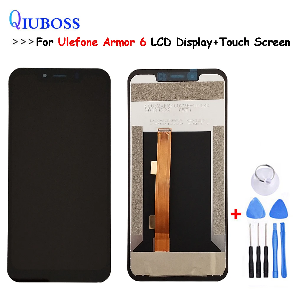 For UleFone Armor 6 LCD Display +Touch Screen Digitizer Assembly Replacement With Tools For UleFone Armor 6
For UleFone Armor 6 LCD Display +Touch Screen Digitizer Assembly Replacement With Tools For UleFone Armor 6