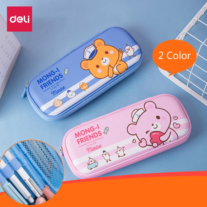 Deli Pencil Bag Stationery Storage Bag for School Kwaii Boy Girl EVA Large Capacity Pencils Pens Bags Student Supply Ideal Gifts
Deli Pencil Bag Stationery Storage Bag for School Kwaii Boy Girl EVA Large Capacity Pencils Pens Bags Student Supply Ideal Gifts