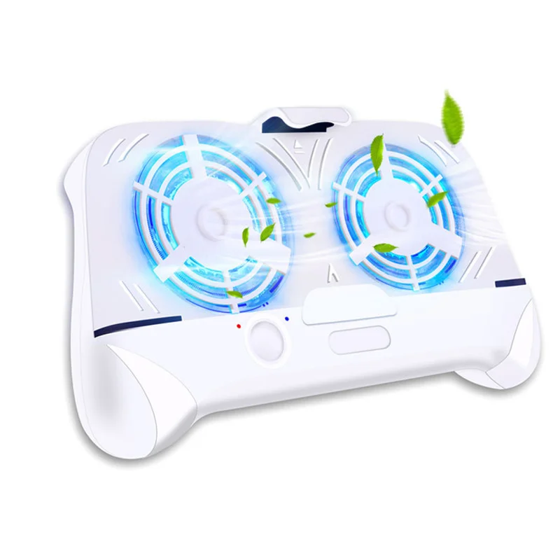 

NEW Mobile Phone Pubg Gamepad Multi-functional Phone Cooler Game Controller Two Large Fans for Cooling External Battery Charging