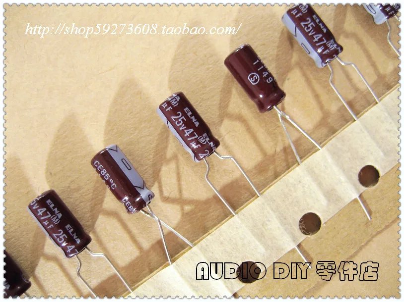 30PCS ELNA RA2 Series Electrolytic Capacitors for 47uF/25V Audio (Thai Box with Origl Box) free shipping
30PCS ELNA RA2 Series Electrolytic Capacitors for 47uF/25V Audio (Thai Box with Origl Box) free shipping