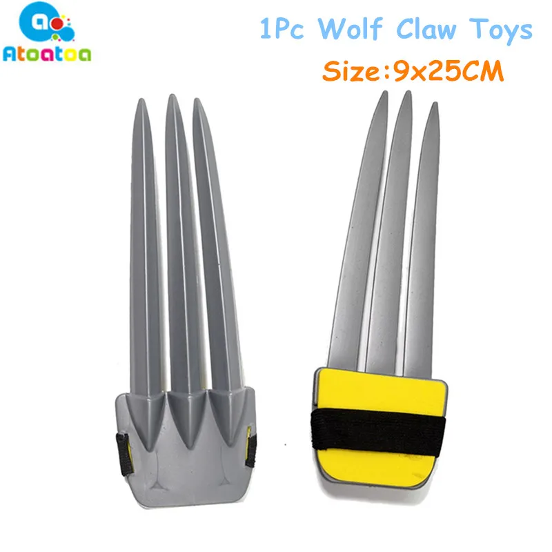 

1Pc Toy Swords Personal Wolf Claw 25cm Movie Plastic Sword Toy Wolf Claw Super Hero Cosplay Weapon Kids Toy Gifts