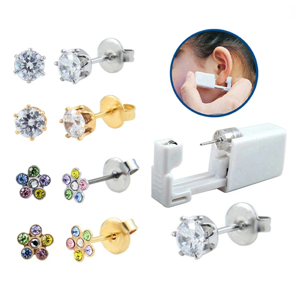Sold by Pair Crown Crystal & Daisy Flower Crystal Earring Stud Ear Piercing Units Gun Tools Kit Piercing Body Jewelry 20g
Sold by Pair Crown Crystal & Daisy Flower Crystal Earring Stud Ear Piercing Units Gun Tools Kit Piercing Body Jewelry 20g
