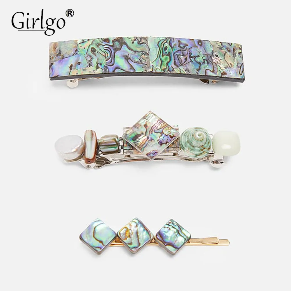 Girlgo ZA Animal Shell Barrettes Sets for Women 2019 Girls Wedding Hair Accessories Baby Bobby Clip Pins Summer Party Hairpins
Girlgo ZA Animal Shell Barrettes Sets for Women 2019 Girls Wedding Hair Accessories Baby Bobby Clip Pins Summer Party Hairpins