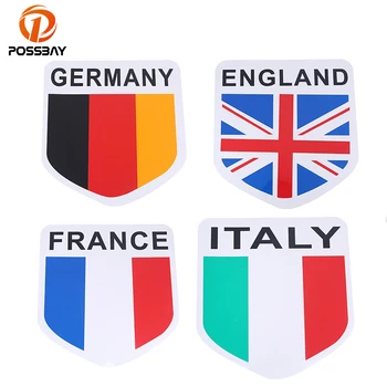 POSSBAY England/France/Germany/Italy Flag Car Stickers 3D Waterproof Vinyl Decals Car Accessorises
POSSBAY England/France/Germany/Italy Flag Car Stickers 3D Waterproof Vinyl Decals Car Accessorises