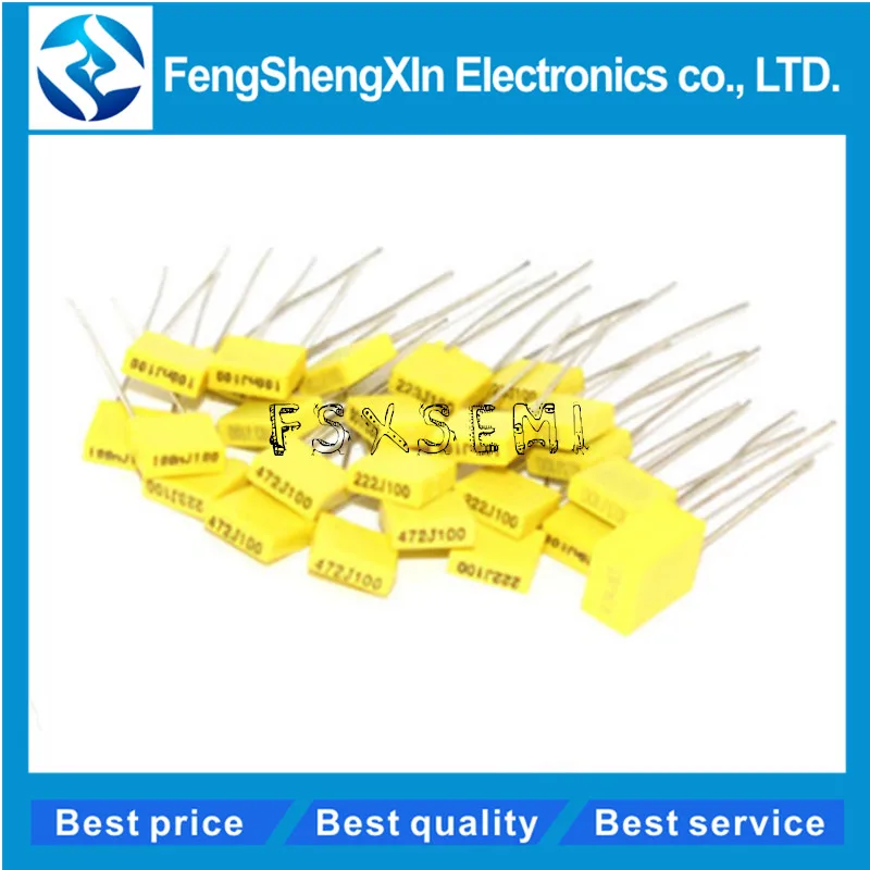 20pcs/lot Polypropylene Safety Plastic Film 100V 1nF ~ 470nF 100nf 220nf 10nf 47nf 22nf 1nf 0.47uf 0.1uf Correction capacitor
20pcs/lot Polypropylene Safety Plastic Film 100V 1nF ~ 470nF 100nf 220nf 10nf 47nf 22nf 1nf 0.47uf 0.1uf Correction capacitor