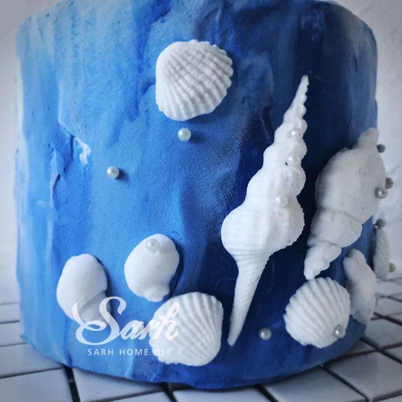 1Pc Ocean Collections Conch Shell Mermaid Cake Mold Chocolate Mould for Baking Cake Tool DIY Sugarcraft Decoration
1Pc Ocean Collections Conch Shell Mermaid Cake Mold Chocolate Mould for Baking Cake Tool DIY Sugarcraft Decoration