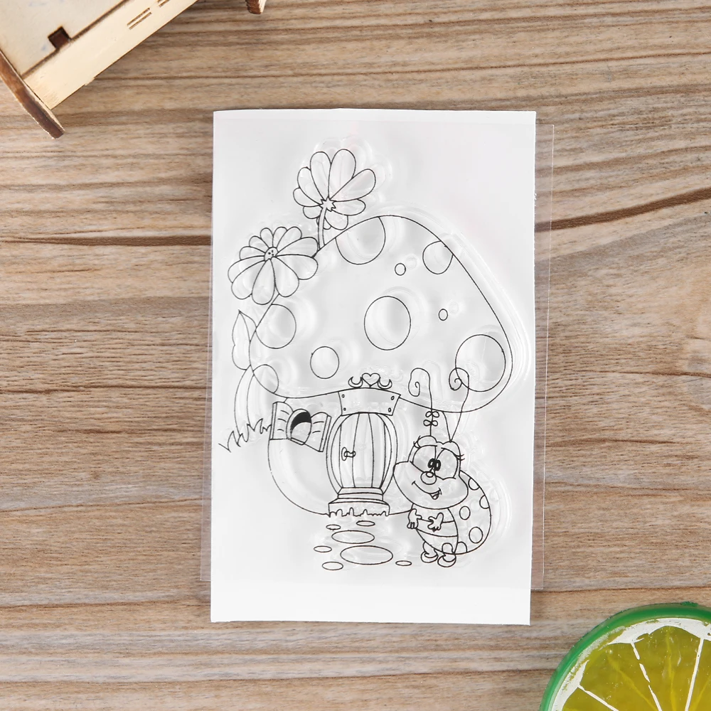 2018 New CuteMushroom House Frame Stamp Dies Clear Rubber Stamp Craft Stamp For Scrapbook Card Making Photo Album Gift Decorate
2018 New CuteMushroom House Frame Stamp Dies Clear Rubber Stamp Craft Stamp For Scrapbook Card Making Photo Album Gift Decorate