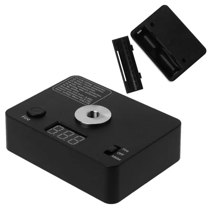 Resistance Tester OHM Meter 521 TAB Mini LED Coil Wire DIY Tool Fire Charging for E-Cigarette Thread RDA RBA DIY Tank
Resistance Tester OHM Meter 521 TAB Mini LED Coil Wire DIY Tool Fire Charging for E-Cigarette Thread RDA RBA DIY Tank