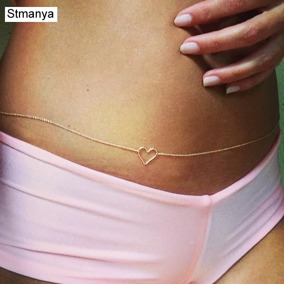 Girl Simple Sexy Body jewelry Beach Party Dress heart necklaces pendants Chain Belt for Women gift Jewelry D1041
Girl Simple Sexy Body jewelry Beach Party Dress heart necklaces pendants Chain Belt for Women gift Jewelry D1041